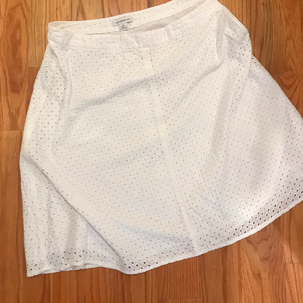 Liz Claiborne Eyelet Skirt